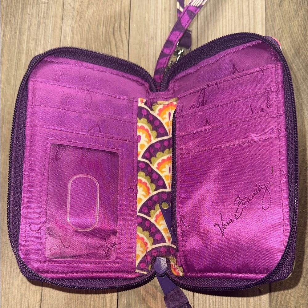 Vera Bradley Multicolor Patterned Zip Around Wris… - image 4
